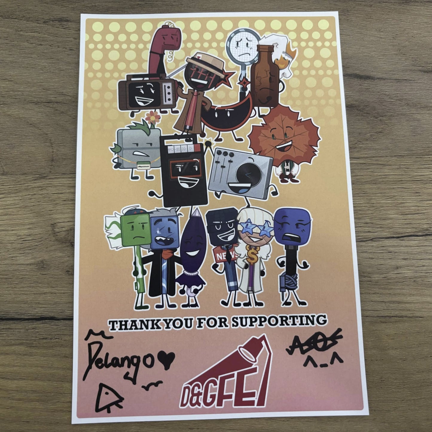 D&GFE Supporter Post Card Print