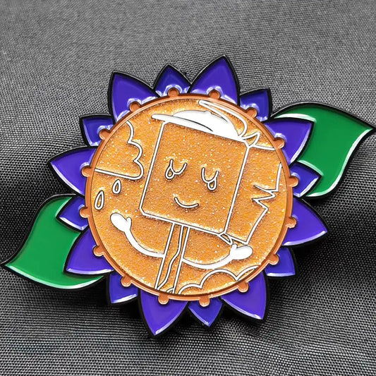 Calvin Enamel pin